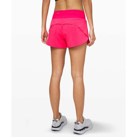 Lululemon Speed Up Short Long *4" Updated Fit Red size 4 heartthorb - Picture 1 of 9